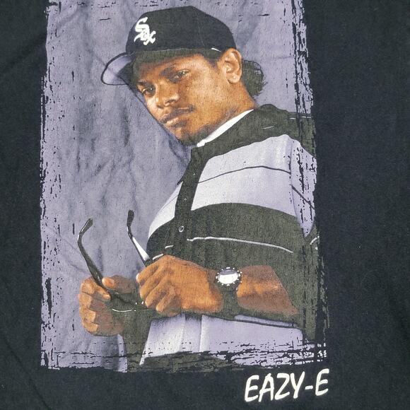 Eazy-E Black Unisex Tee - Size Medium - Picture 2 of 5